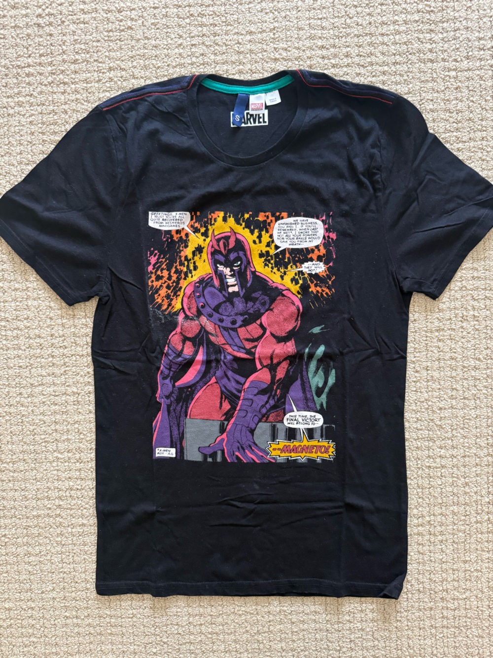 Marvel Magneto Graphic Comic T-Shirt - Size S